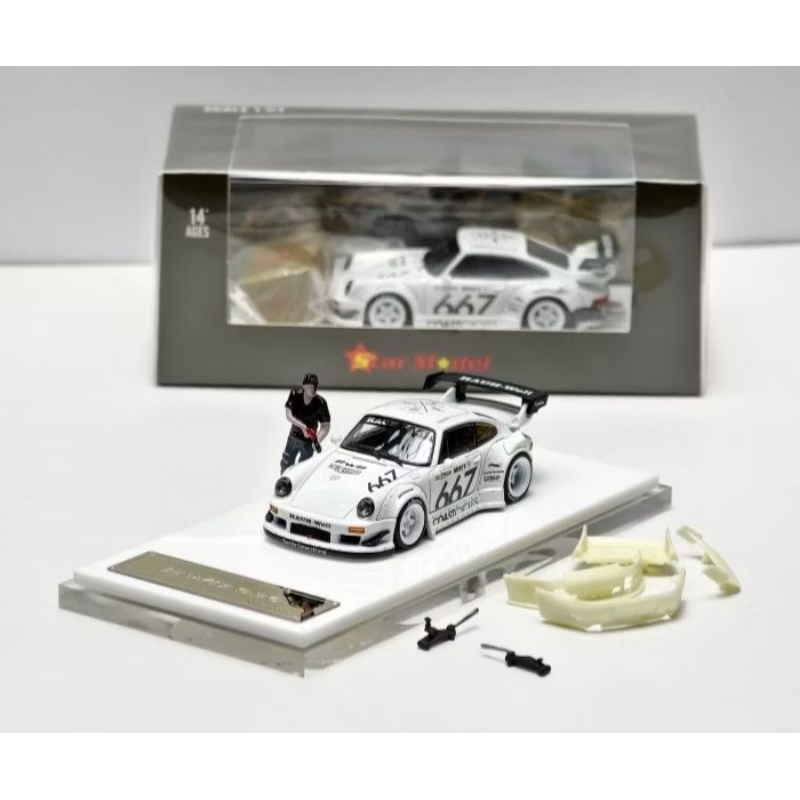 Jual Star Model Porsche RWB 930 GT Wing Akira Nakai Figure With Bodykit ...