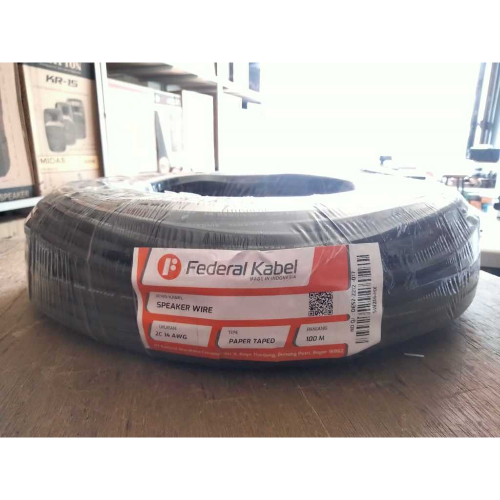 Jual KABEL SPEAKER FEDERAL 2C 14 AWG PER METER | Shopee Indonesia