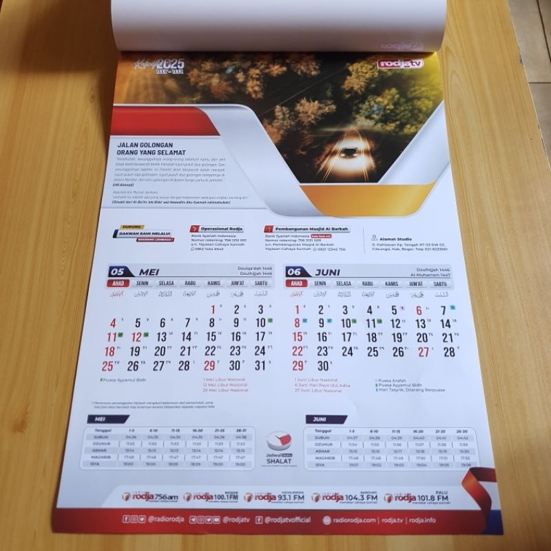 Jual kalender dinding radio rodja terbaru | Shopee Indonesia