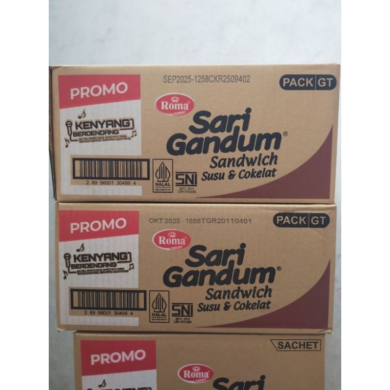 Jual Biskuit SARI GANDUM COKELAT PACK @ 108 gram | Shopee Indonesia