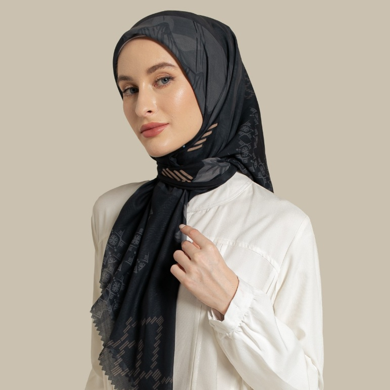 Wulang Narawangsa Hijab Segi Empat Musi Series Kerudung Segi Empat Hijab Motif Segi Empat Hijab Voal Premium