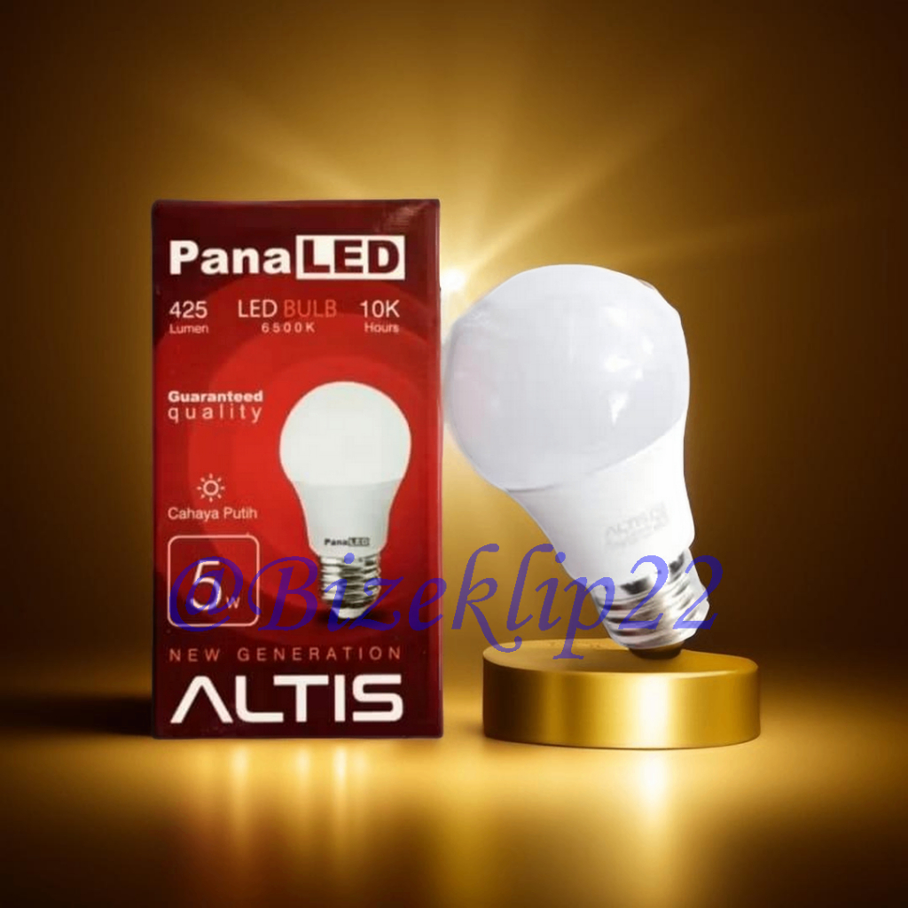 Jual Bohlamp Lampu LED Bulb Panaled Altis 5 Watt E27 220V 6500K Cool ...