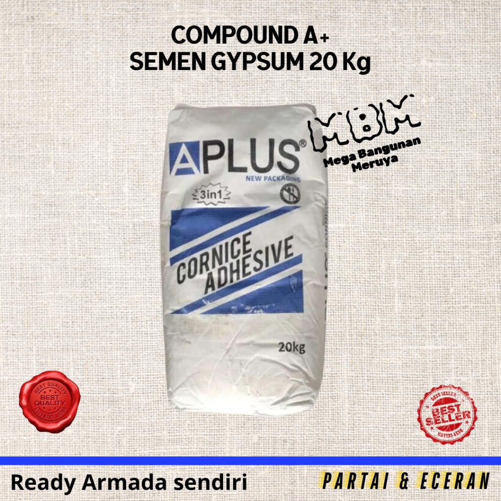 Jual Compound A+ Semen Gypsum 20 Kg | Shopee Indonesia