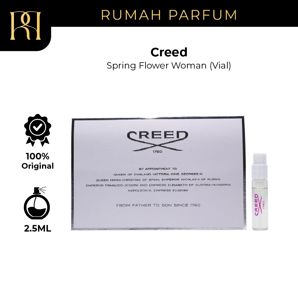 Jual Parfum Wanita Creed Spring Flower Woman (Vial) Women Tahan Lama 2. ...