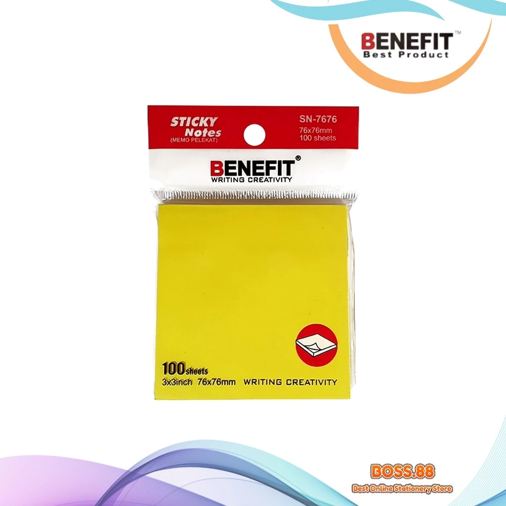 Jual STICK NOTE BENEFIT SN-7676-1 (1 PCS) | Shopee Indonesia