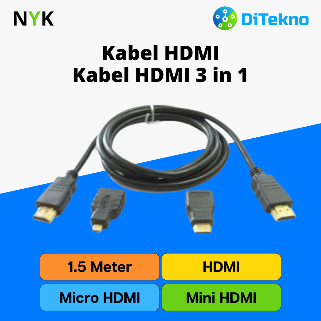 Jual M-Tech Kabel HDMI Converter in HDMI to Mini HDMI to