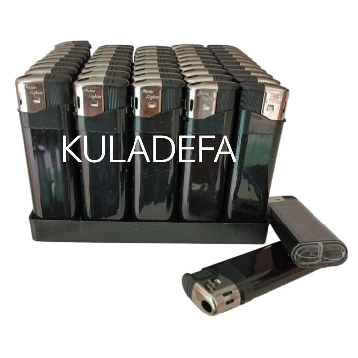 Jual Korek Api Gas Magnet HITAM POLOS Mancis Korek Gas Murah Unik Bagus ...