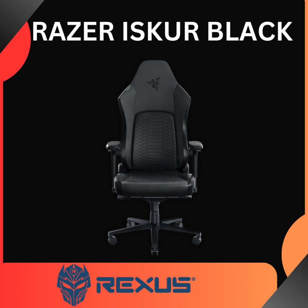 Jual RAXER ISKUR BLACK EDITION GAMING CHAIR WITH BUILT IN LUMBAR ...