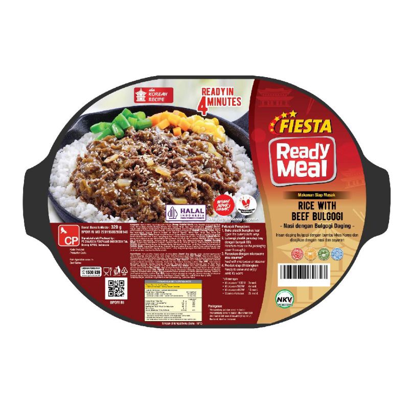 Jual fiesta ready meal rice with beef bulgogi | Shopee Indonesia
