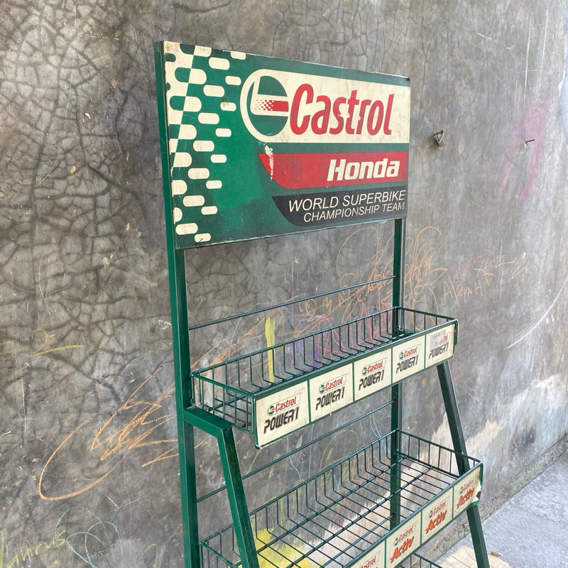 Jual Rak display Vintage Oli Castrol | Shopee Indonesia