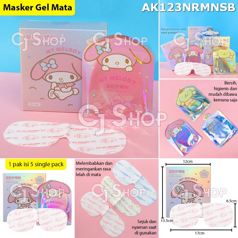 Jual Hydrogel Eye Patches kompres mata my melody cinnamoroll miniso ...