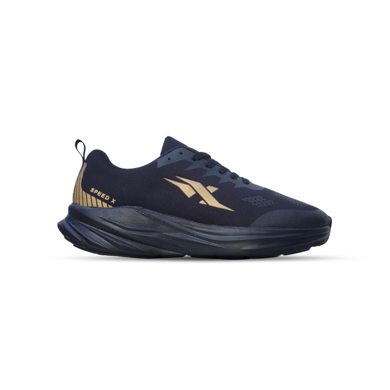 XPREME SEPATU OLAH RAGA RUNNING XPREME SPEED X BLACK GOLD SEPATU LARI  PRIA WANITA