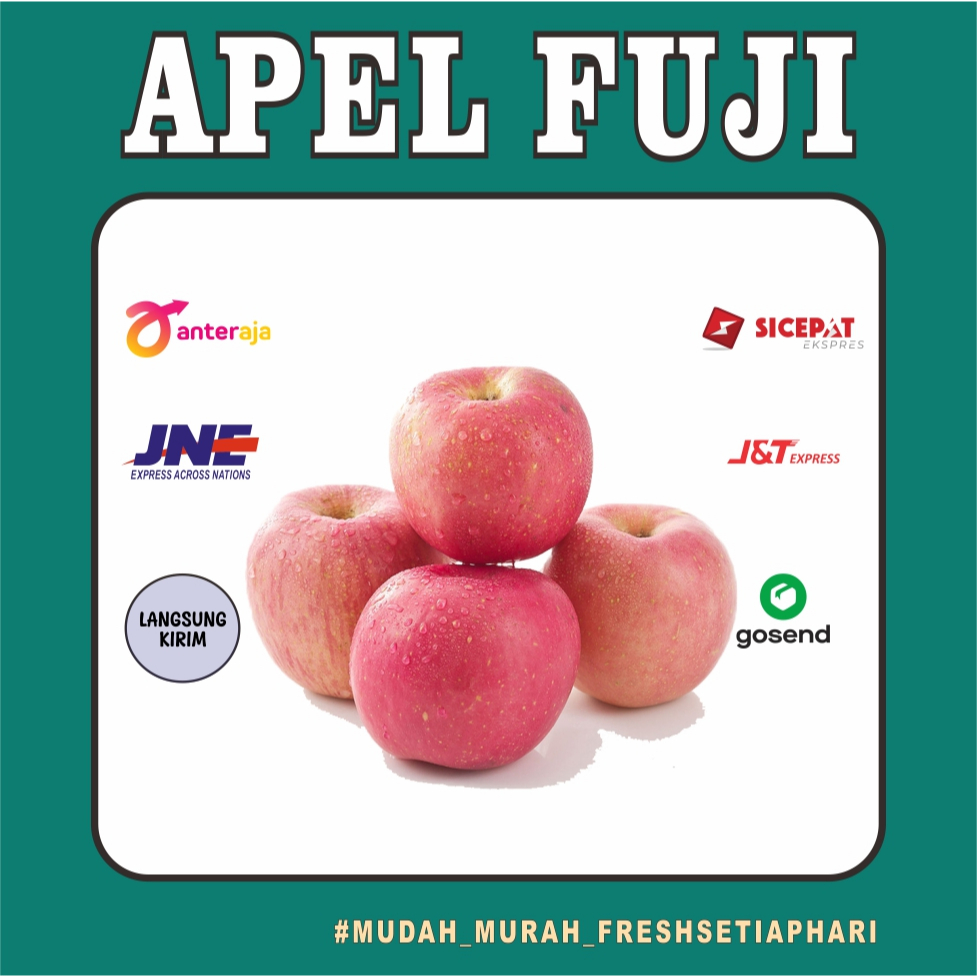 Jual APEL FUJI FRESH MURAH BANDUNG 500g | Shopee Indonesia