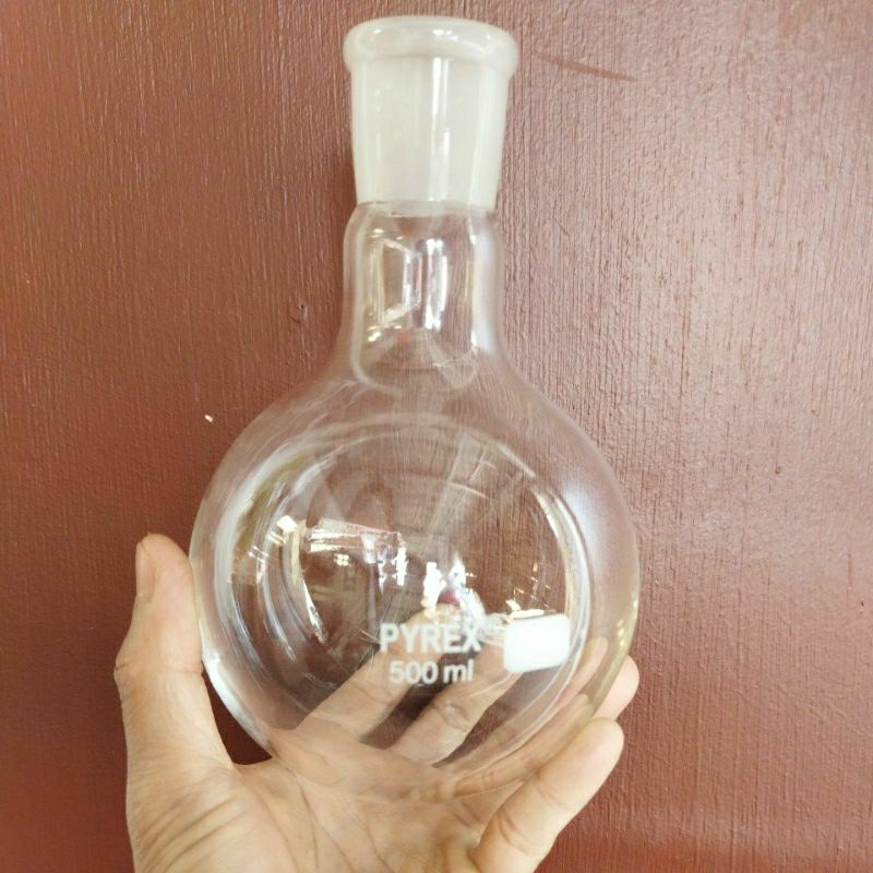 Jual Boiling 500 ml Pyrex ns 29/32 bisa alas datar atau bulat | Shopee ...