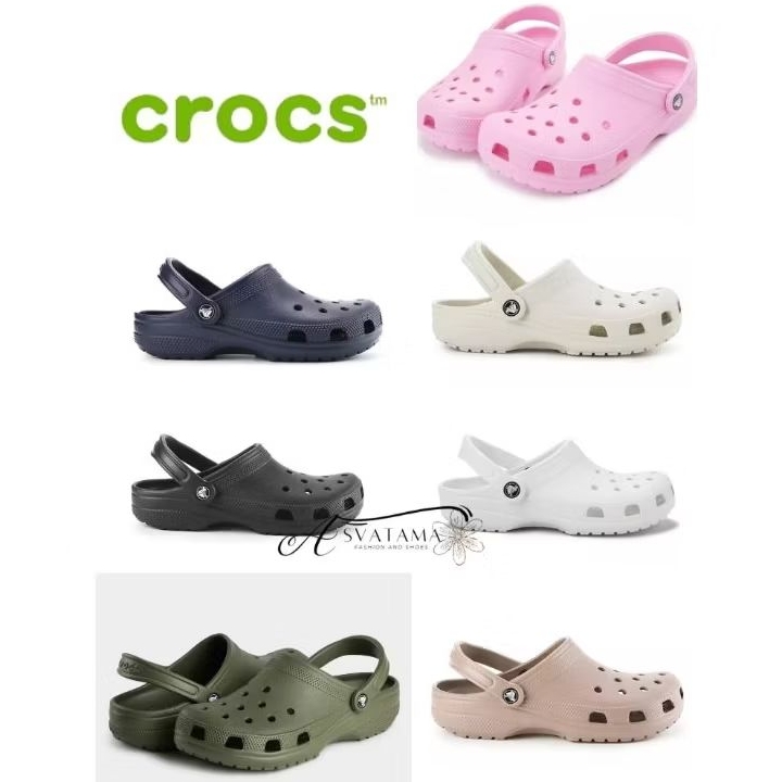 Jual CROCS CLASSIC CLOG KIDS SANDAL UNISEX MODEL PREMIUM QUALITY 1:1 ...