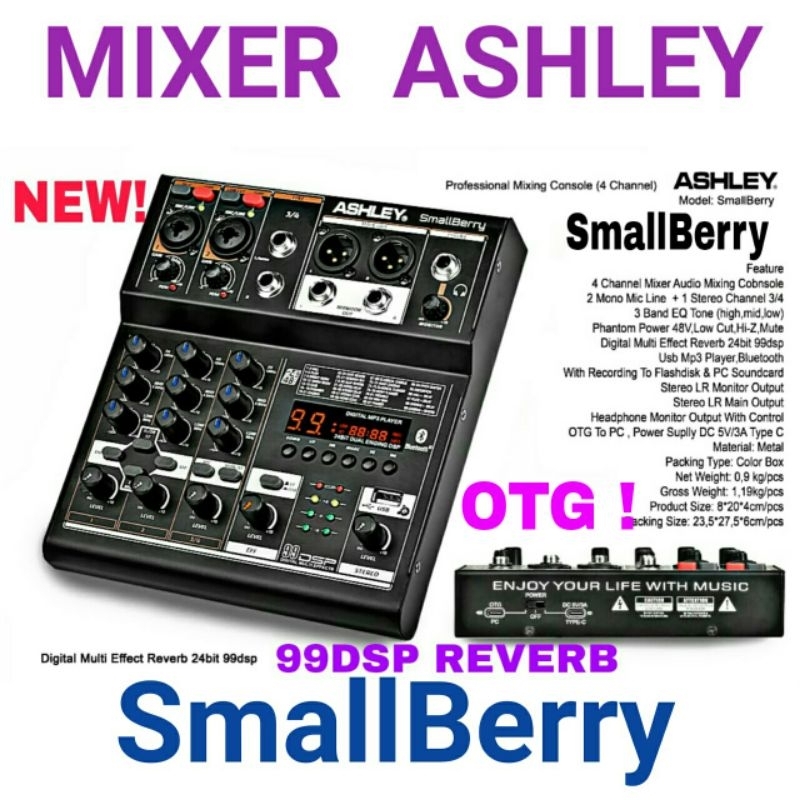 Jual Mixer ASHLEY SmallBerry Original Ashley Small Berry 4 Chanel Mixer ...