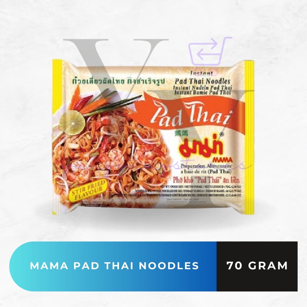 Jual MAMA Pad Thai Instant Noodles / Mie Instant Ala Thai 70 gram ...