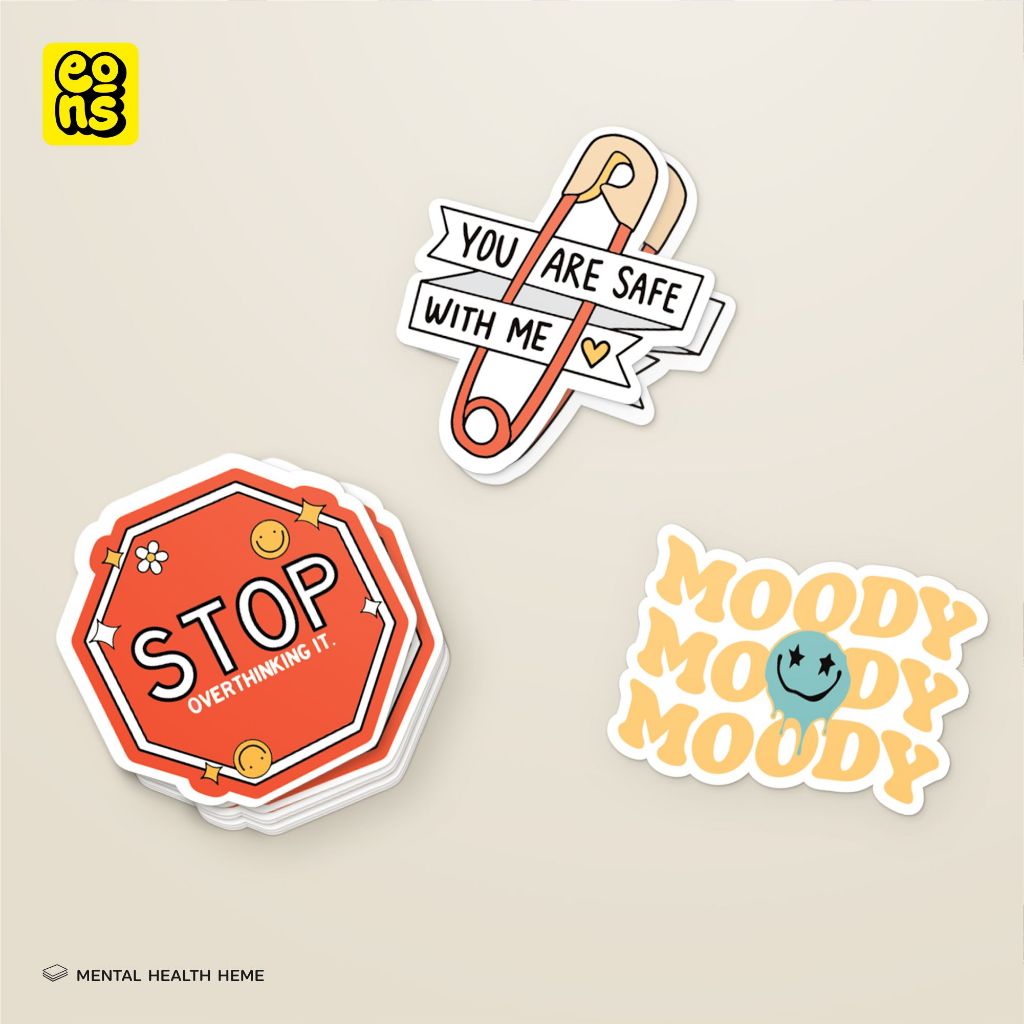Jual Stiker Kata-Kata Mental Health Vinyl Die Cut Doff - Sticker Quotes ...