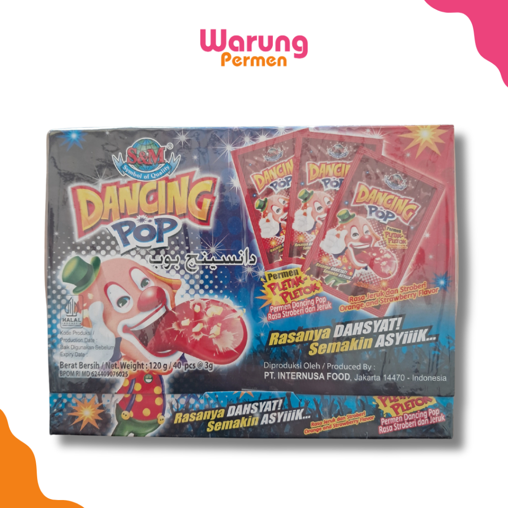 Jual Dancing Pop Permen Pletak Pletok 40 Pcs / Permen Pletok di Mulut ...