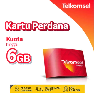 Kartu Perdana Kuota Telkomsel 6GB Masa Aktif 30 Hari Full 24 JAM - Kartu Perdana Kuota Slot777 6GB 30 hari Full 24 JAM