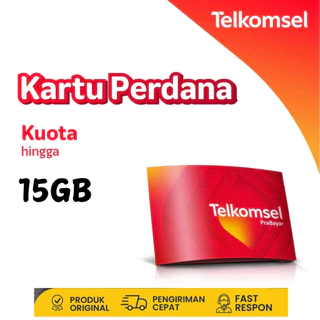 Kartu Perdana Kuota Telkomsel 15GB Masa Aktif 30 Hari Full 24 JAM - Kartu Perdana Kuota Slot777 15GB 30 hari Full 24 JAM