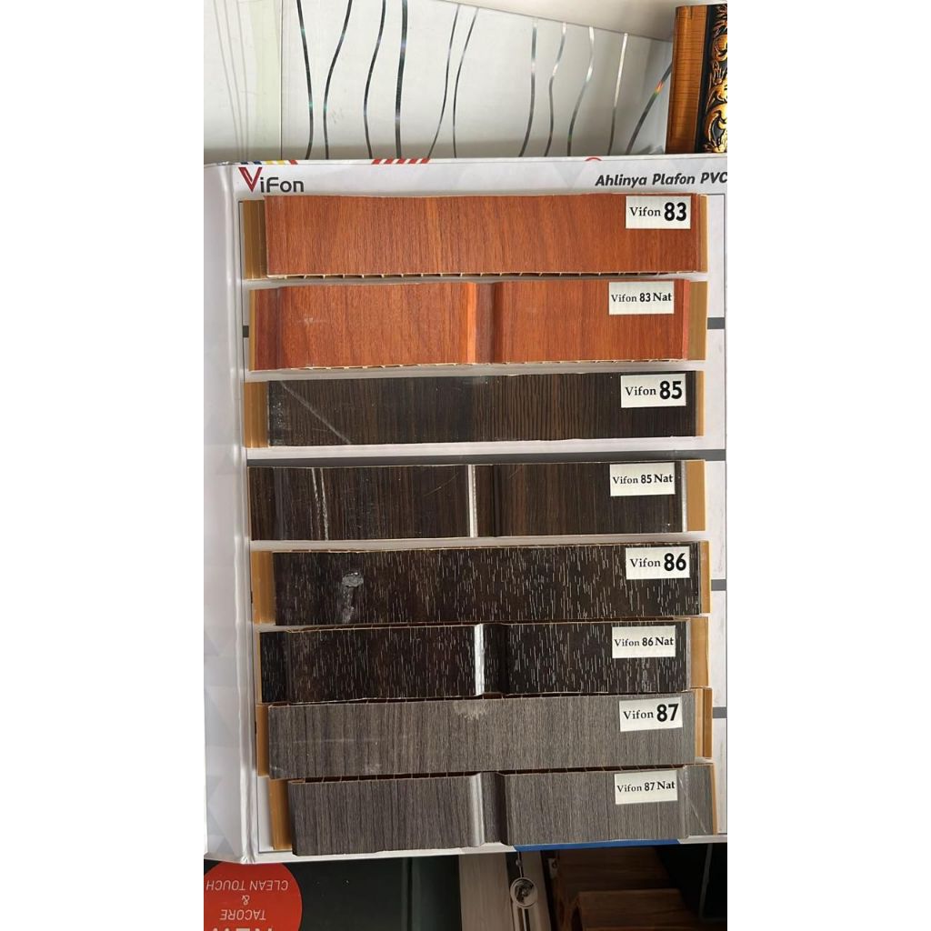 Jual Plafon PVC Doff Texture Vifon Anti Jamur Anti Rayap Panjang ...