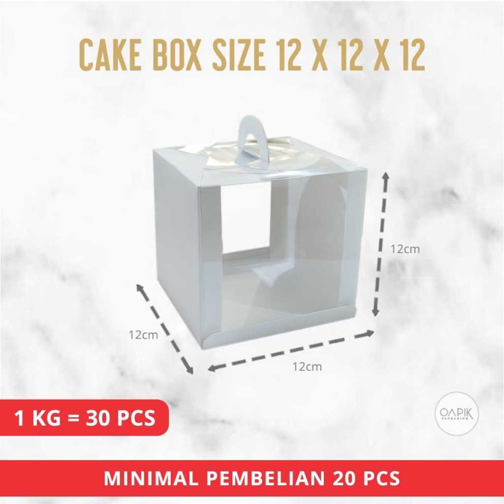 Jual Cake Box 12x12x12, Kemasan Kue, Kemasan Roti, Packaging Kue ...