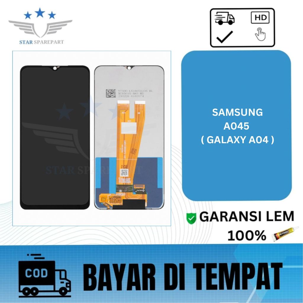 Jual LCD TOUCHSCREEN SAMSUNG A045 (GALAXY A04) | Shopee Indonesia
