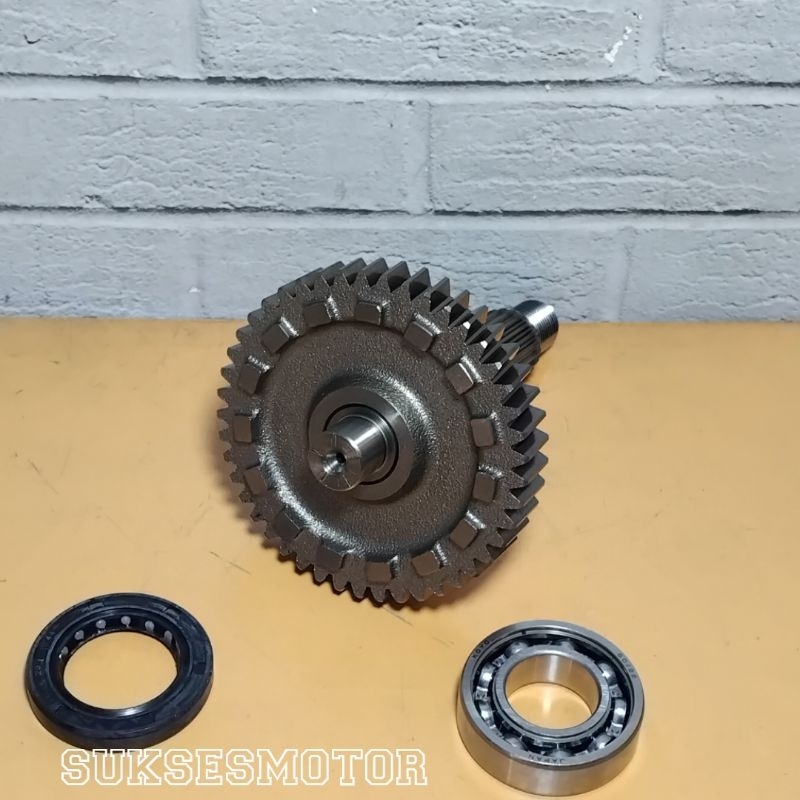 Jual gigi rasio as roda belakang plus seal plus bearing laher 60/22 ...