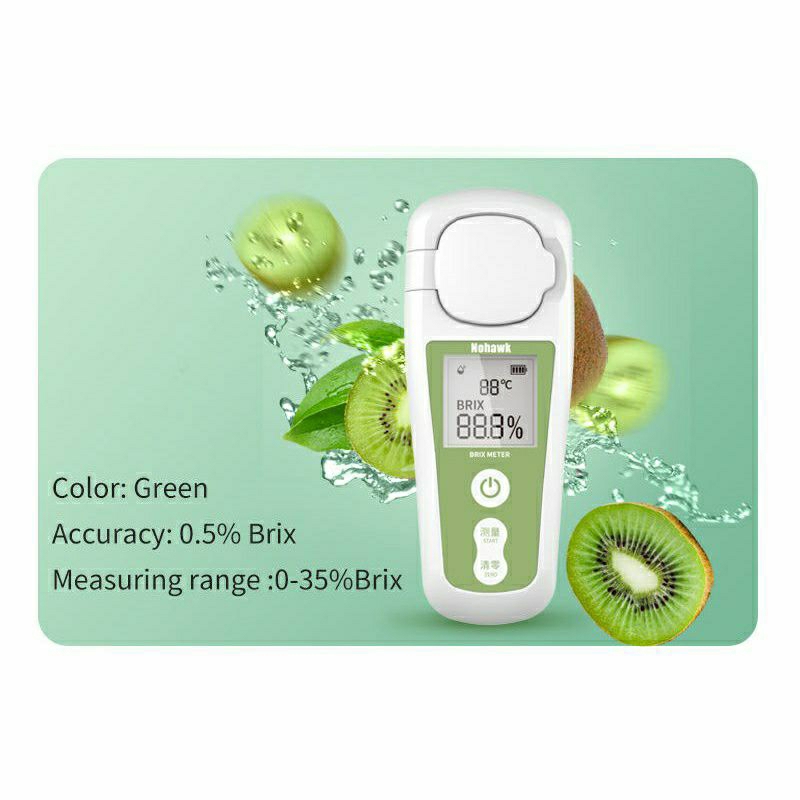 Jual Portable Digital Brix Meter Sugar Refractometer Alat Ukur Kadar ...