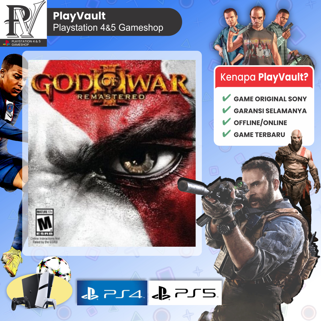 Jual God of War III Remastered PS4 PS5 | Shopee Indonesia