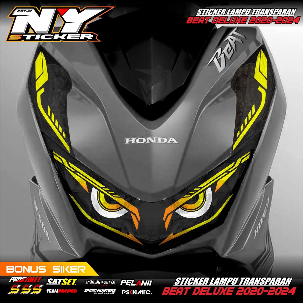 Jual Sticker Lampu Motor Beat New 2020 2021 2022 2023 Sticker Alis ...