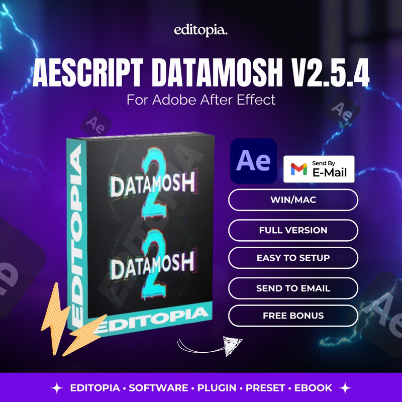 Jual Datamosh 2 Plugin After Effect - Aescript Plugin | Shopee Indonesia