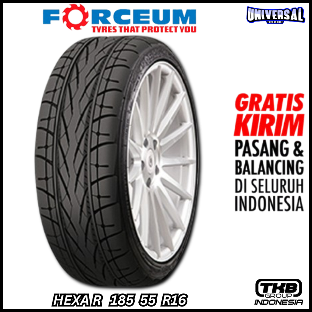 Jual Ban mobil Tubles 185 55 r16 merk forceum awet dan murah | Shopee ...
