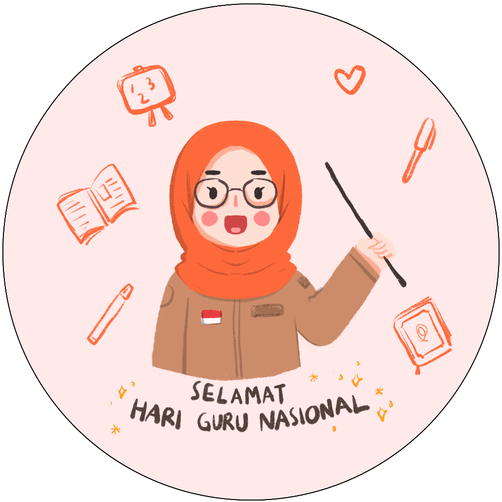 Jual (3pcs) Sticker Happy Teacher Selamat hari guru ukuran 8cm | Shopee ...