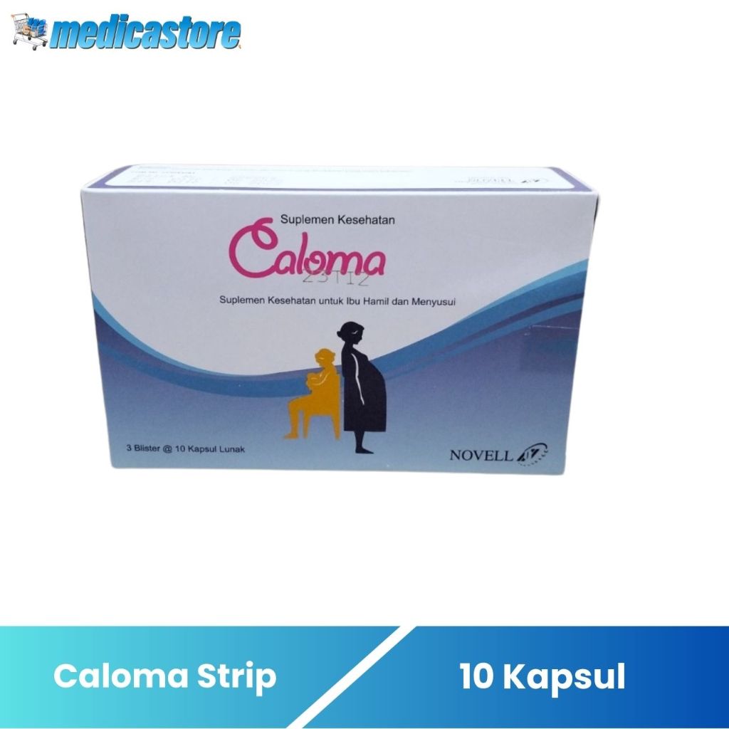 Jual Caloma Strip isi 10 Kaplet | Shopee Indonesia