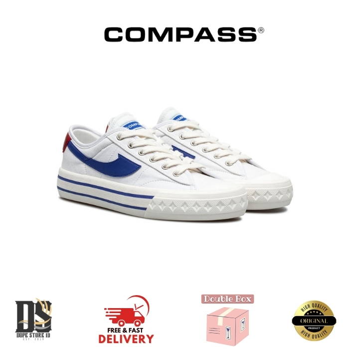 Jual Compass Retrograde Low White Blue | Shopee Indonesia