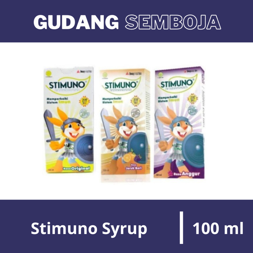 Jual Stimuno Sirup 100 ml Berbagai Rasa / Multivitamin Syrup Anak ...