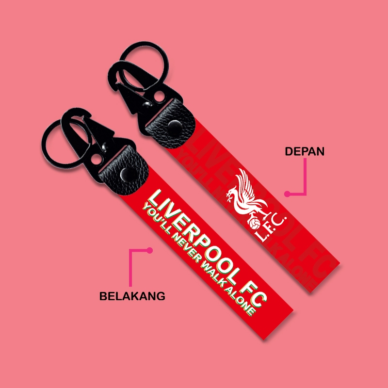 Jual GANTUNGAN KUNCI PREMIUM LOGO LIVERPOOL FC KEYCHAIN SEPEDA MOTOR MOBIL LISTRIK SOUVENIR