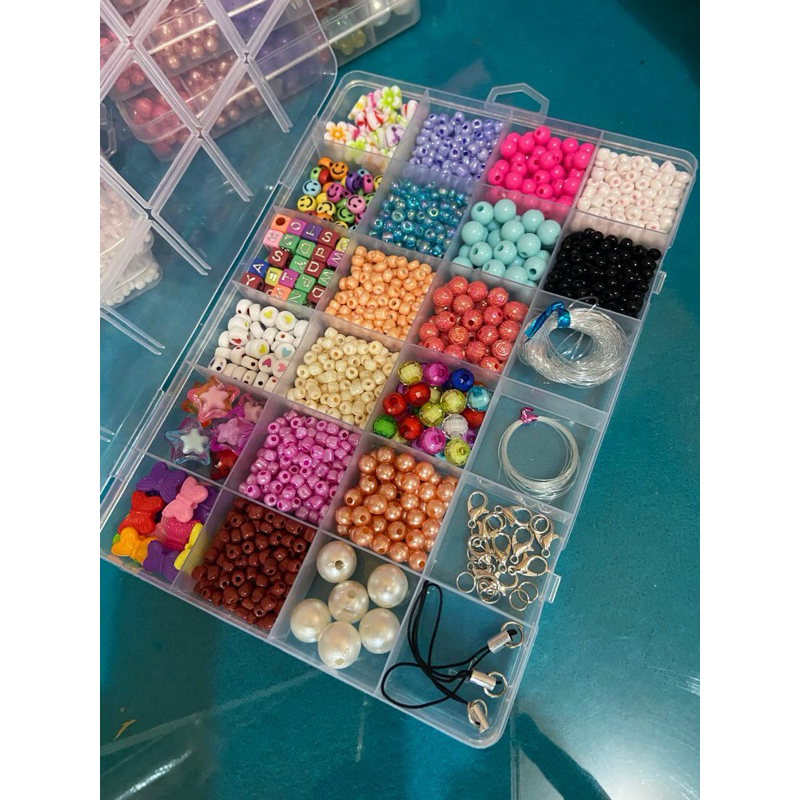 Jual Beads kit complete free stiker | paket meronce | paket manik
