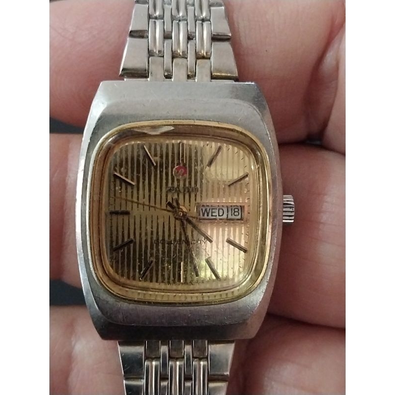 Jual RADO Golden City Automatic Jam Tangan Wanita second 1192 | Shopee ...