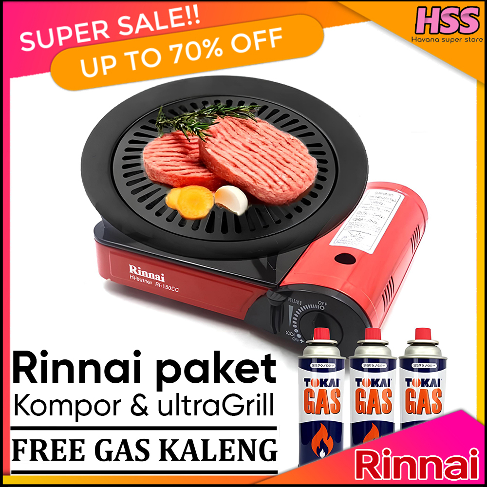 Jual KOMPOR PORTABLE RINNAI Kompor Camping Rinnai RI 150 CC + Ultra ...