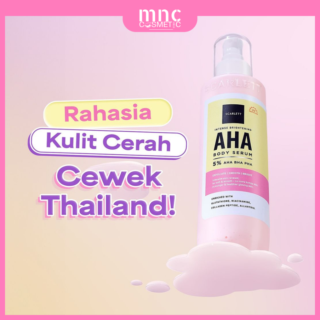 Jual SCARLETT - Whitening Intense Brightening AHA Body Serum 5% AHA BHA ...