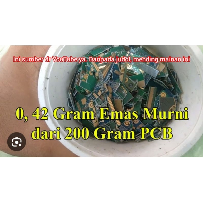 Jual ( HARGA PERBIJI ) PCB RONGSOK LIMBAH ELEKTRO HP BAHAN LEBURAN EMAS ...