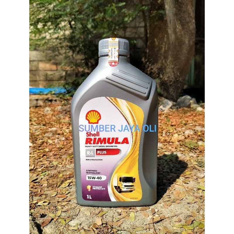 Jual Oli Mesin Shell Rimula R4X SAE 15W 40 Khusus Mesin Diesel 1 Liter ...