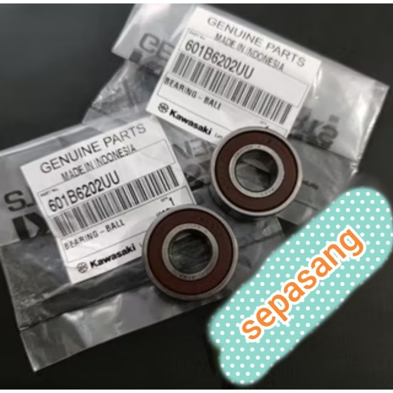 Jual bearing laher velk velg roda depan ninja rr r ss sepasang original ...