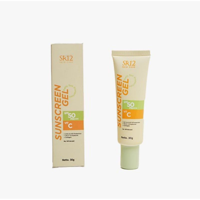 Jual suncreen gel spf 50 SR12 BPOM | Shopee Indonesia