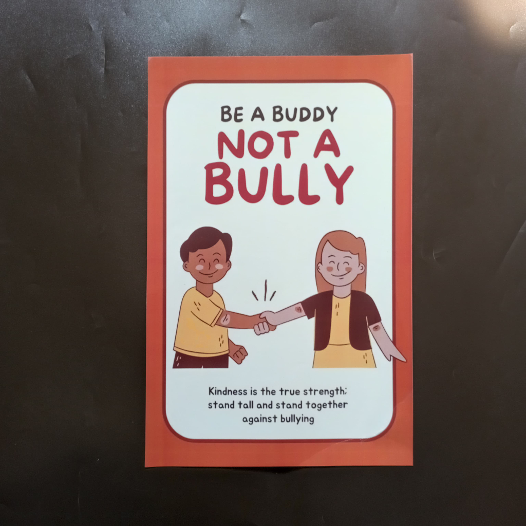 Jual Stiker STOP Bullying | Be A Buddy Not A Bully | Sticker Edukasi ...