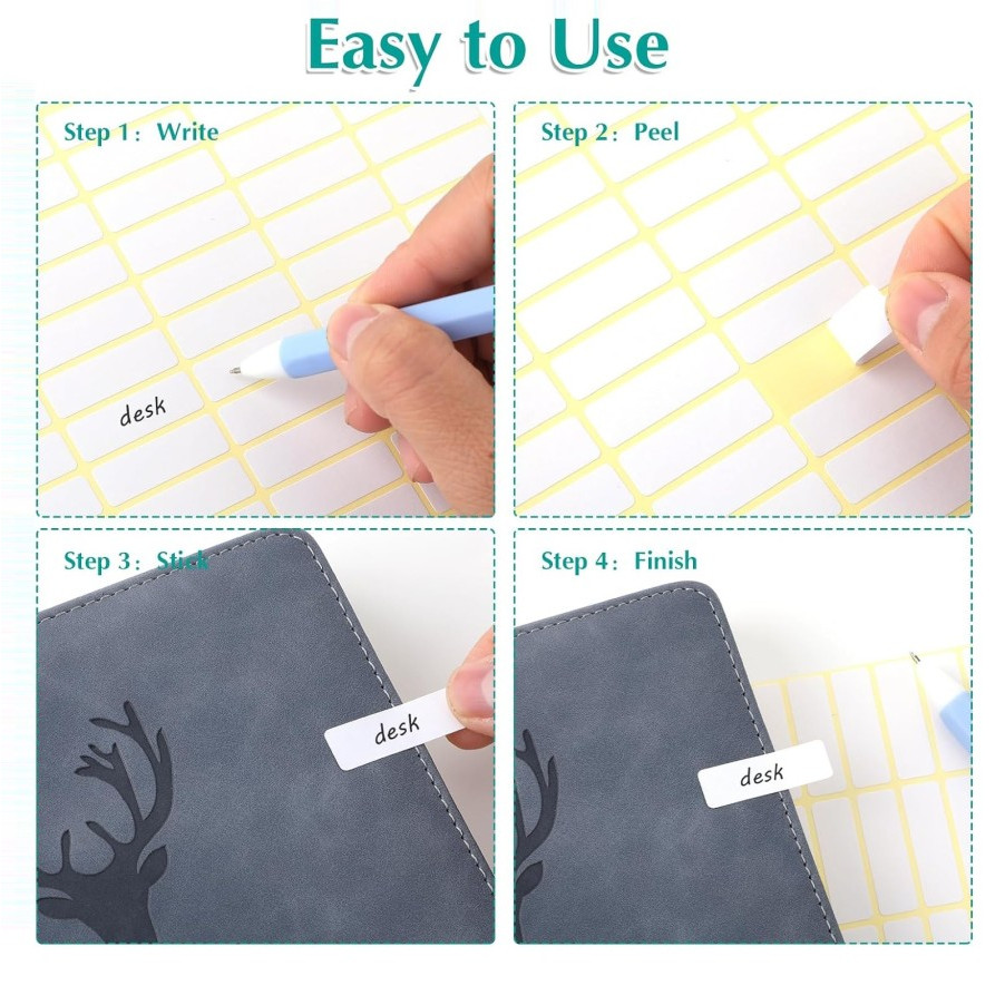 Jual Stiker Label No.123 12x30mm / Self Adhesive Labels 123 / Label ...