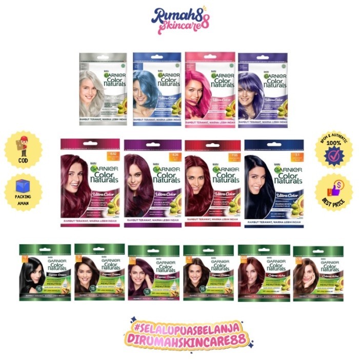 Jual RSC 88 - GARNIER Hair Color Sachet | Box | Shopee Indonesia
